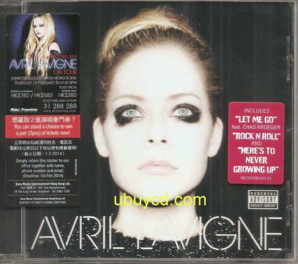 Avril Lavigne - Avril Lavigne Hong Kong CD /Sticker (New & Sealed)