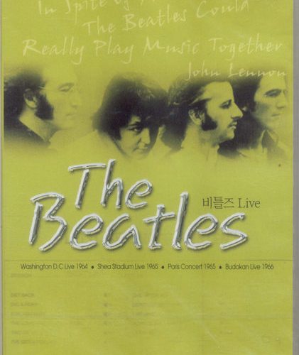 THE BEATLES LIVE 1964~1966 DVD 4  In 1(1張碟 -４場演唱會)(New & Sealed)