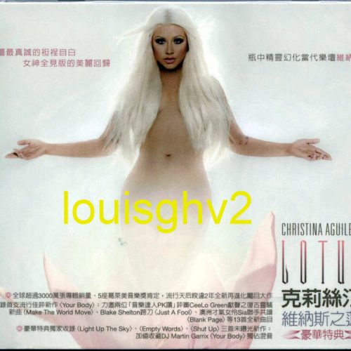 CA__01064.jpg CHRISTINA AGUILERA Lotus Deluxe Edition 2012 Taiwan Limited W/OBI CD+ Promo CD