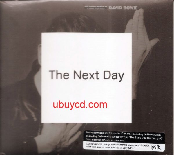 David Bowie-The Next Day+3 Bonus Tracks HK CD(New & Sealed)