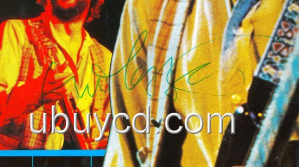 Eric Clapton Live In Hong Kong 1979 Concert Promo Poster With Signature