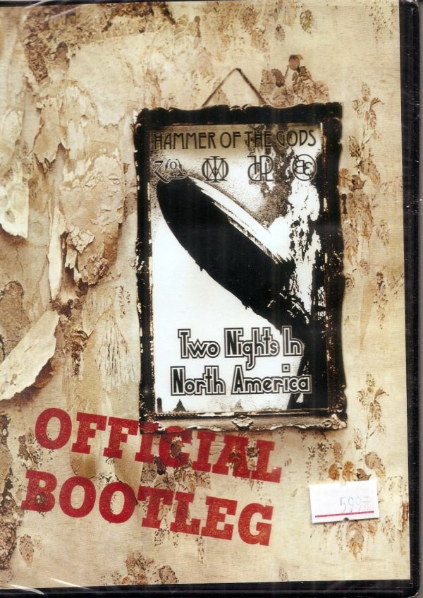 Hammer Of The Gods(Dream Theater- Mike Portnoy) ‎– Two Nights In North America Official Bootleg DVD All Codes (New & Sealed)