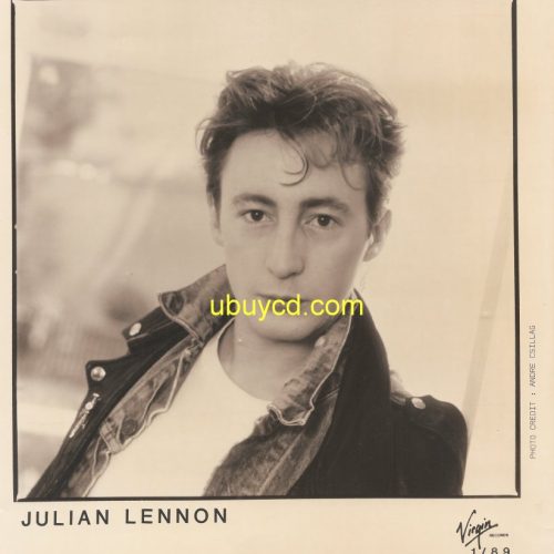 Julian Lennon Promo B & W Photo 1989 New & Rare