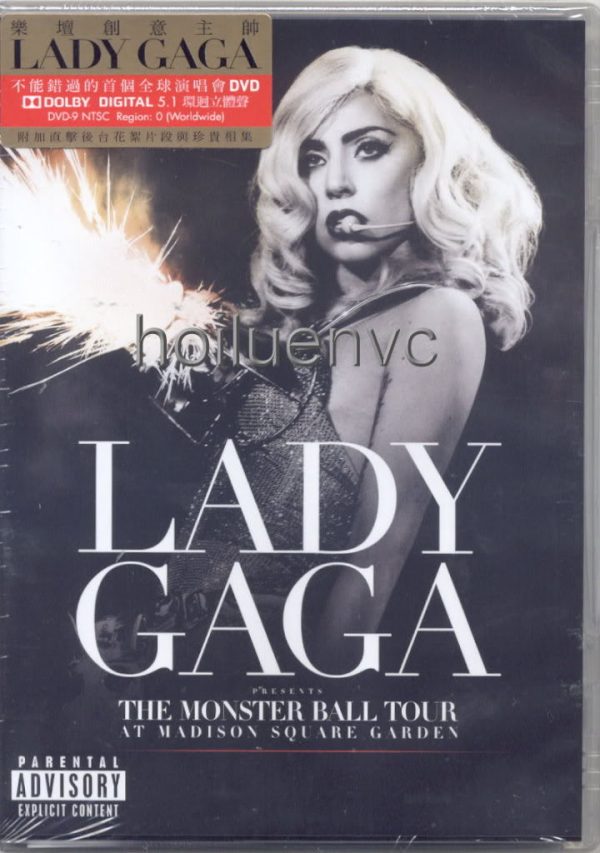 Lady Gaga-The Monster Ball Tour At Madison Square Garden HK R0 DVD(New & Sealed)