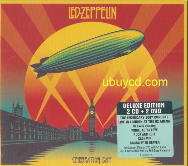 Led Zeppelin Celebration Day 2 CD & 2 DVD(R 0 NTSC)(New & Sealed)
