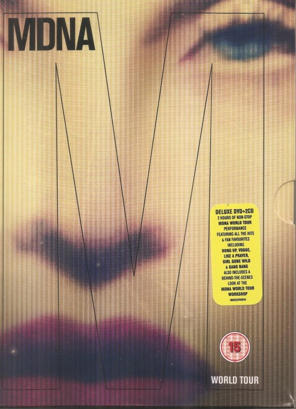 Madonna-MDNA World Tour 2013 Hong Kong Long Box 2 CD+DVD+18 Pages Booklet