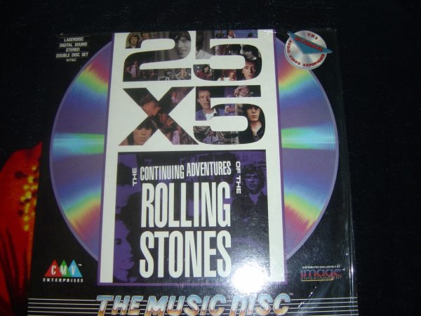 Rolling Stones-The Continuing Adventures Of The Rolling Stones Laser Disc X 2 Mint & Rare