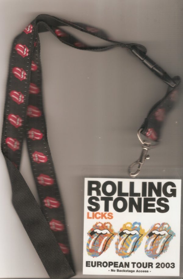 Rolling Stones-European Tour 2003 Pass(Official)(New)