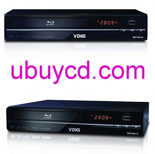 VDiGi - Bluray Disc Player BDP Mini6 (All Codes) Brand New