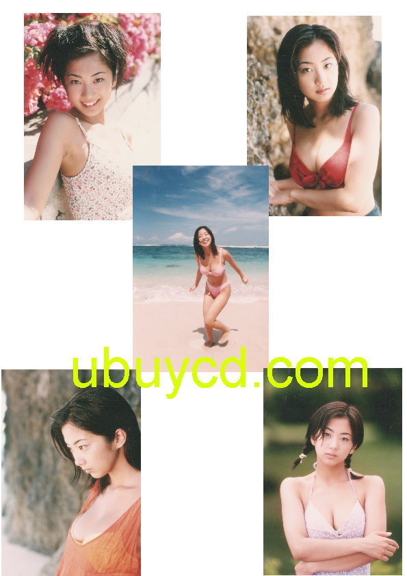 Yuka 優香- Promo Photo 4 R Size X 5  Rare & New