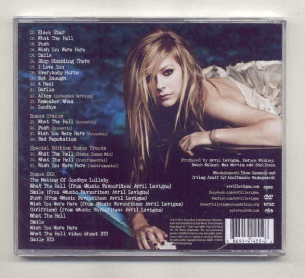 a2__18962.jpg Avril Lavigne-Goodbye Lullaby Hong Kong Edition CD+DVD+4 Cards/Sticker+Bonus